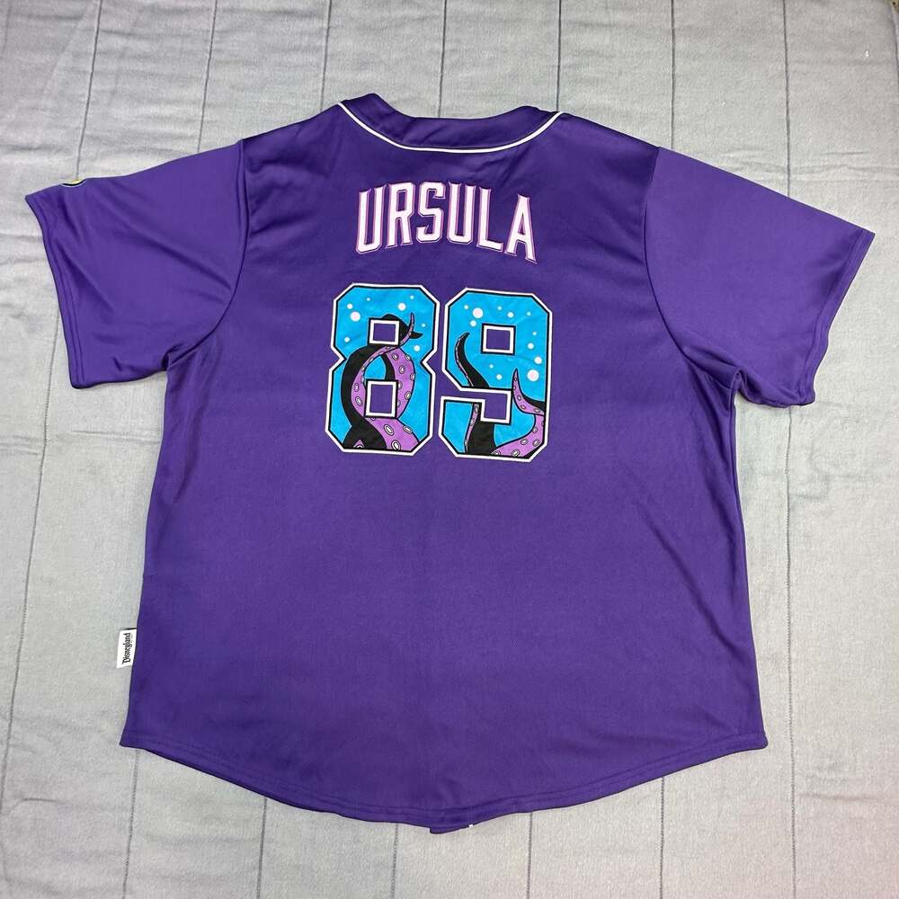 Disney Parks Disneyland Ursula The Little Mermaid 1989 Baseball Jersey - Picture 2 of 6